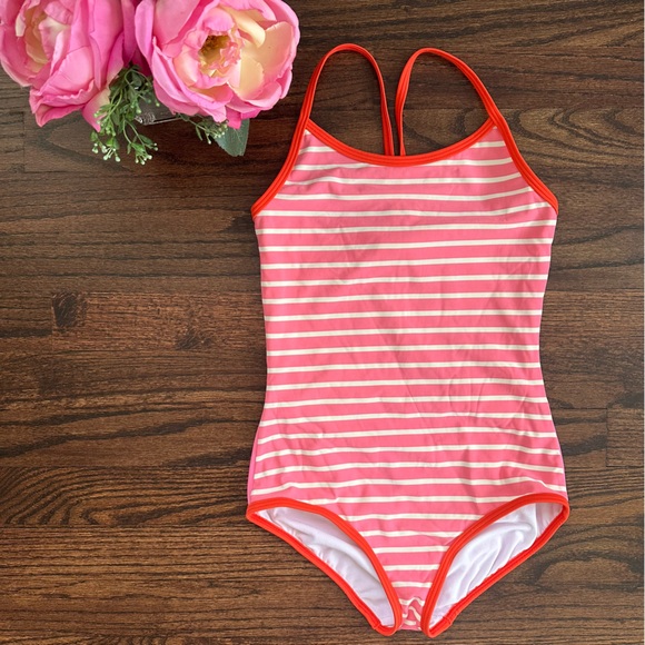 Mini Boden striped swimsuit, size 9-10Y - Picture 2 of 6
